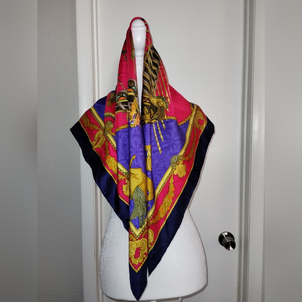 Hermes Silk Scarf Le Bissone De Venise